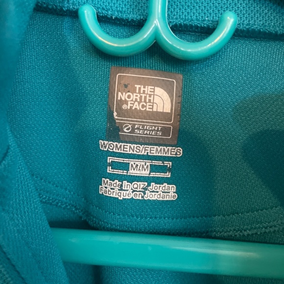 Blue/Green North Face Zip Up or Sweater - Picture 2 of 2